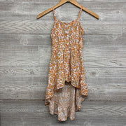 High Low Tank Dress Flowers 6-6X