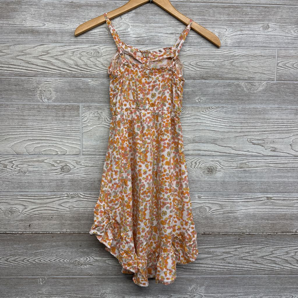 High Low Tank Dress Flowers 6-6X