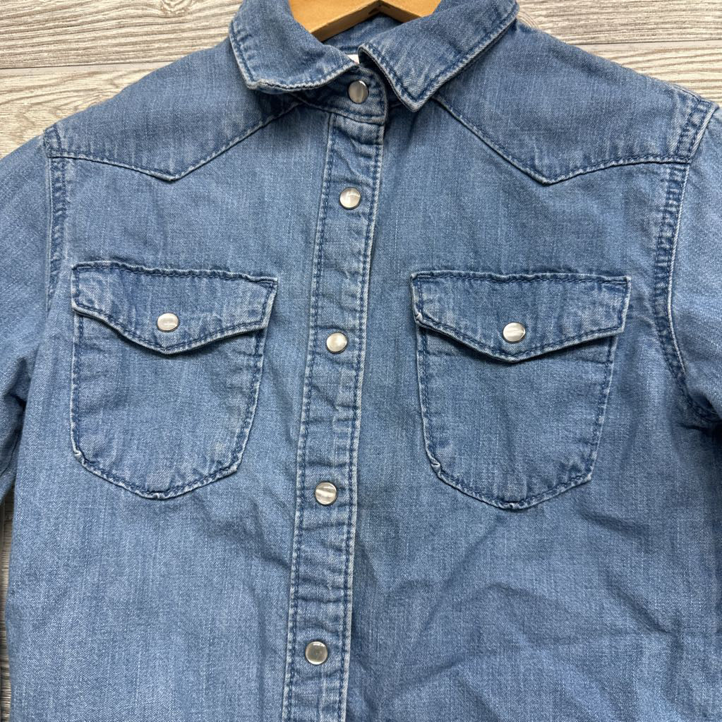LS Pearl Snap Denim Shirt 8