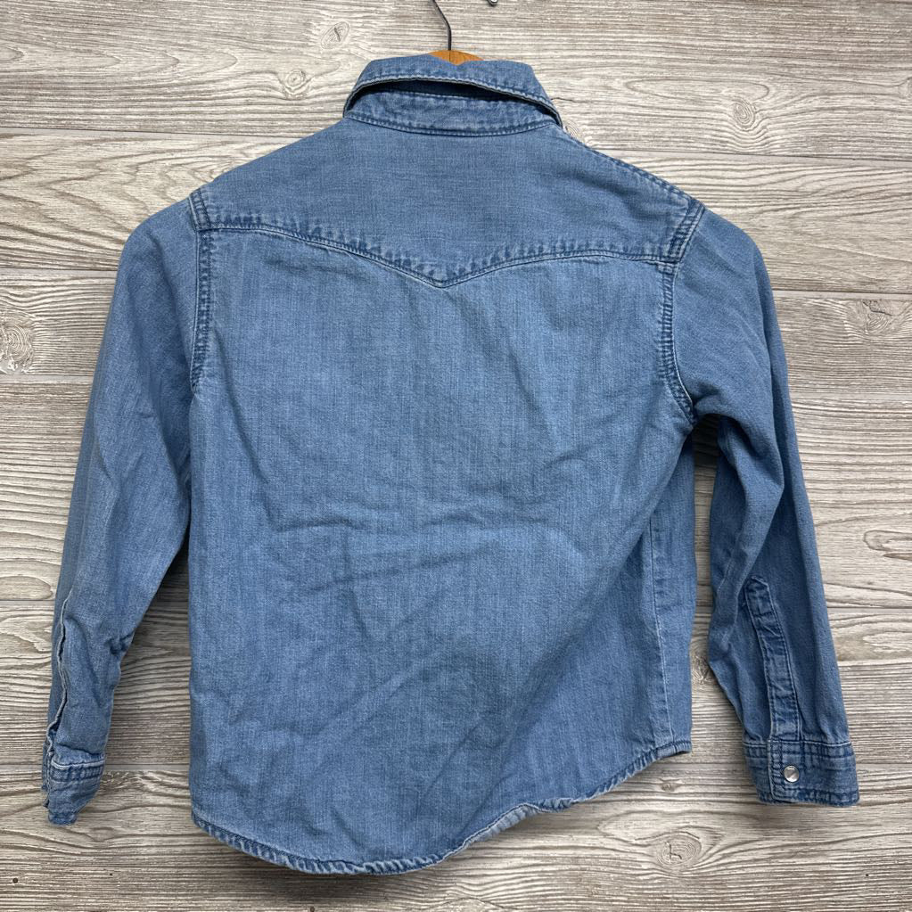 LS Pearl Snap Denim Shirt 8
