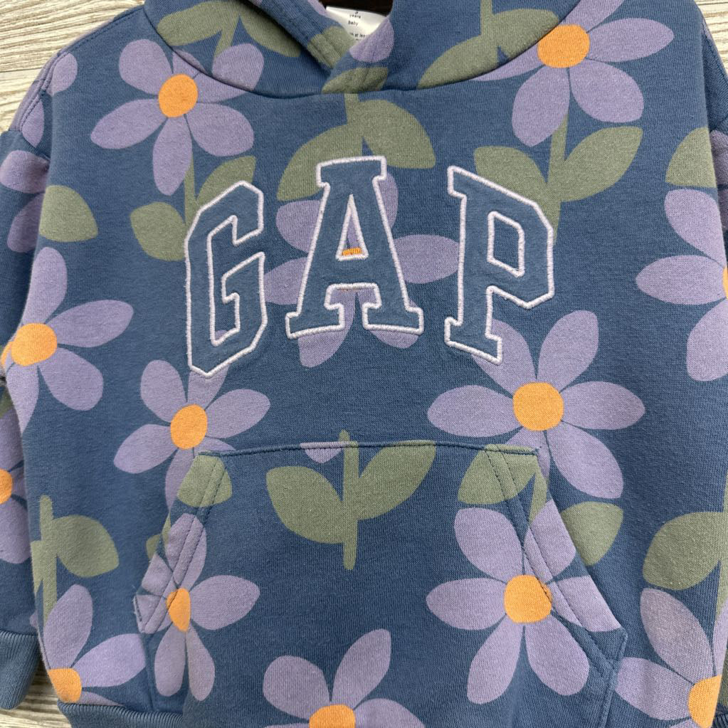Hoodie Flowers Embroidered Logo 3