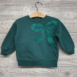 Crewneck Glitter Bow 18M
