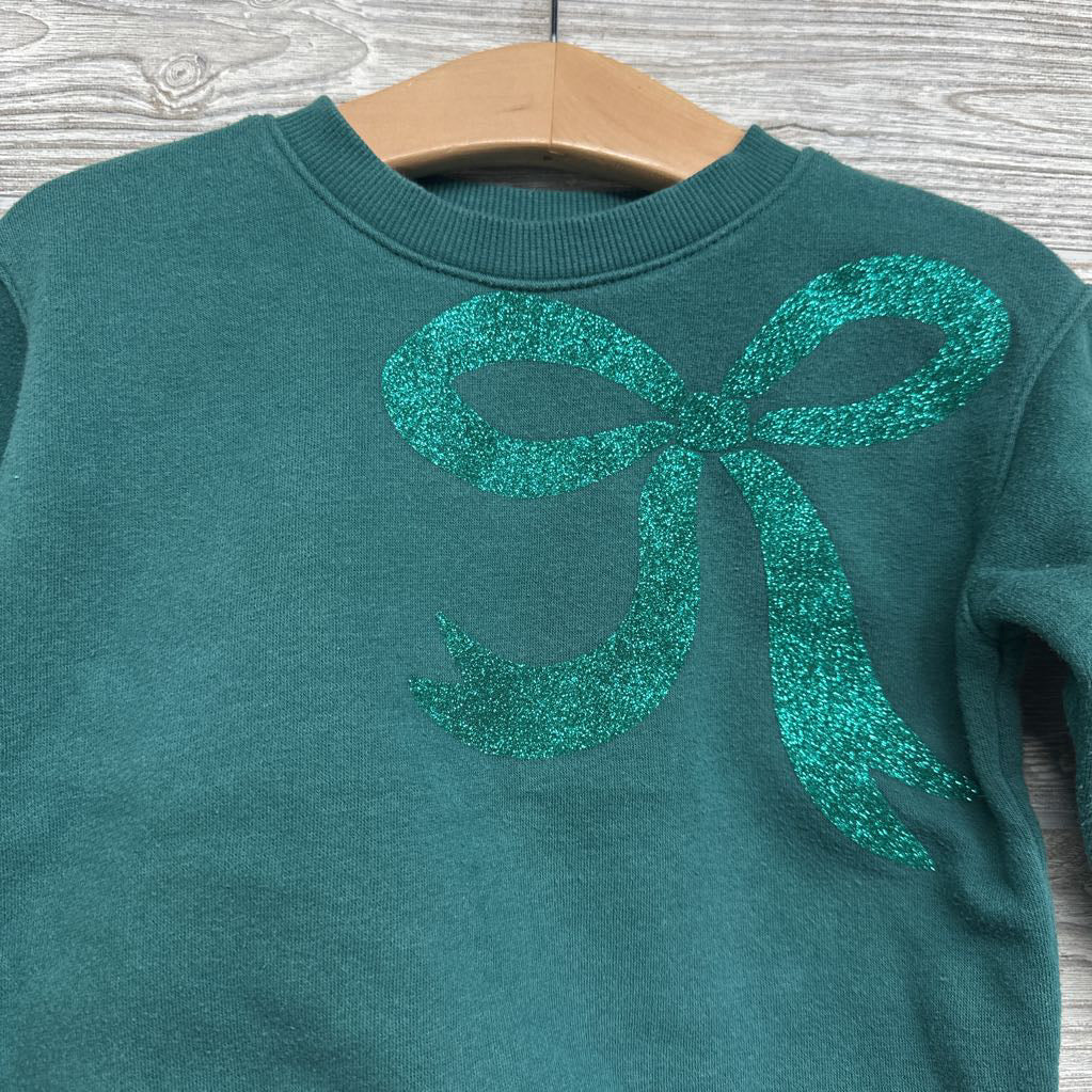 Crewneck Glitter Bow 18M