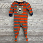 Blanket Sleeper Stripes Bear 12M