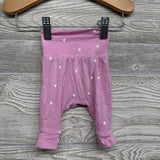 LS Bamboo Shirt & Fold Over Pants Hearts NB