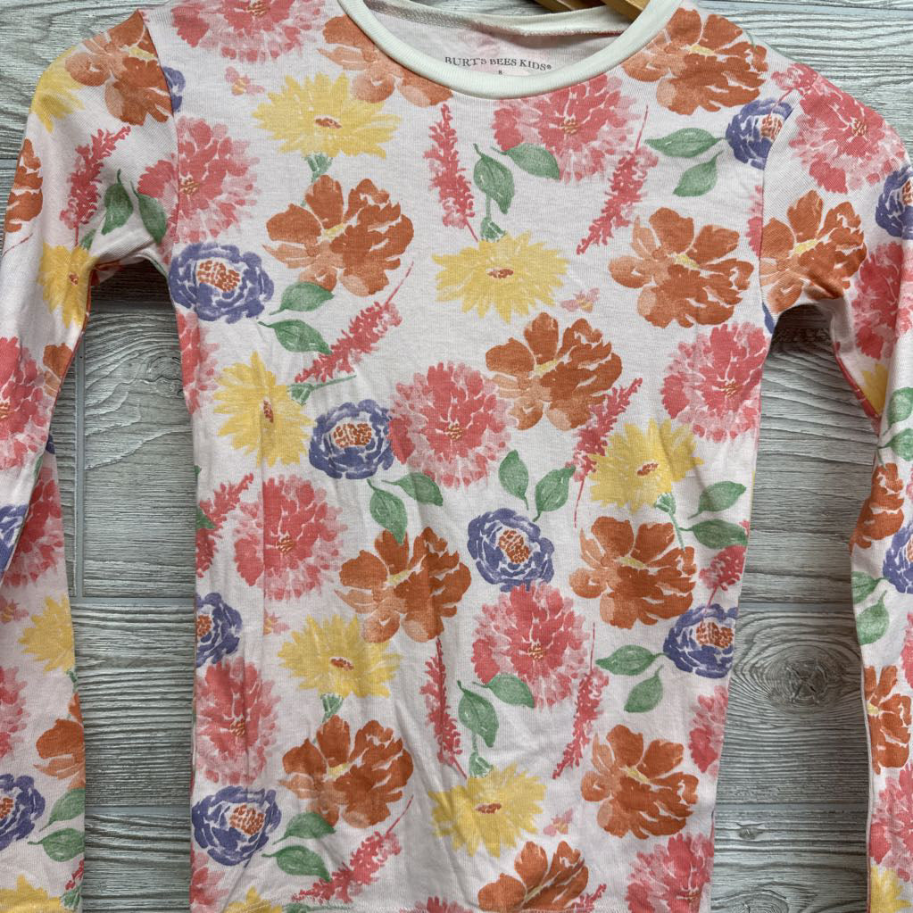 2 Pc LS PJs Flowers 8