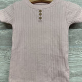 2 Pc Ribbed Henley PJs 18M