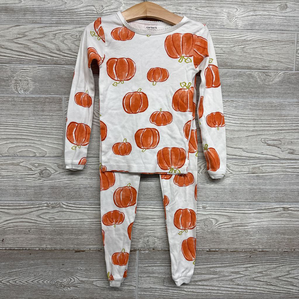 2 Pc LS PJs Pumpkins 5T