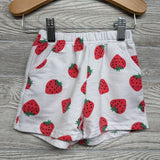 French Terry Shirt & Shorts Strawberries 12-18M
