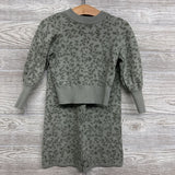 Knit Sweater & Wide Leg Pants Leaves 3T