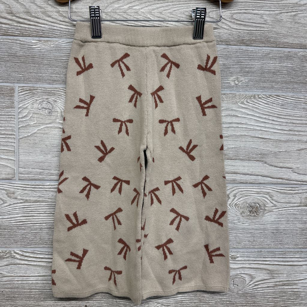Knit Sweater & Wide Leg Pants Bows 3T
