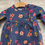 LS Dress & Bloomers Flowers Ruffle 3M