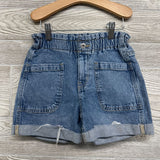Relaxed Paperbag Denim Shorts 7