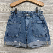 Relaxed Paperbag Denim Shorts 7