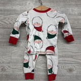 2 Pc LS PJs Santas 12M