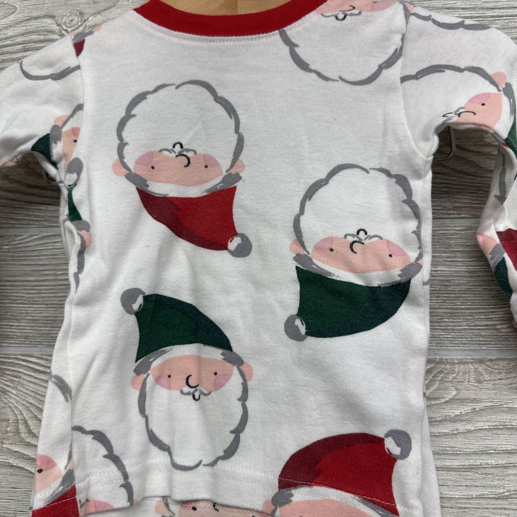 2 Pc LS PJs Santas 12M