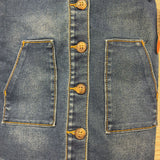 NEW Denim Button Up Jumper 4T