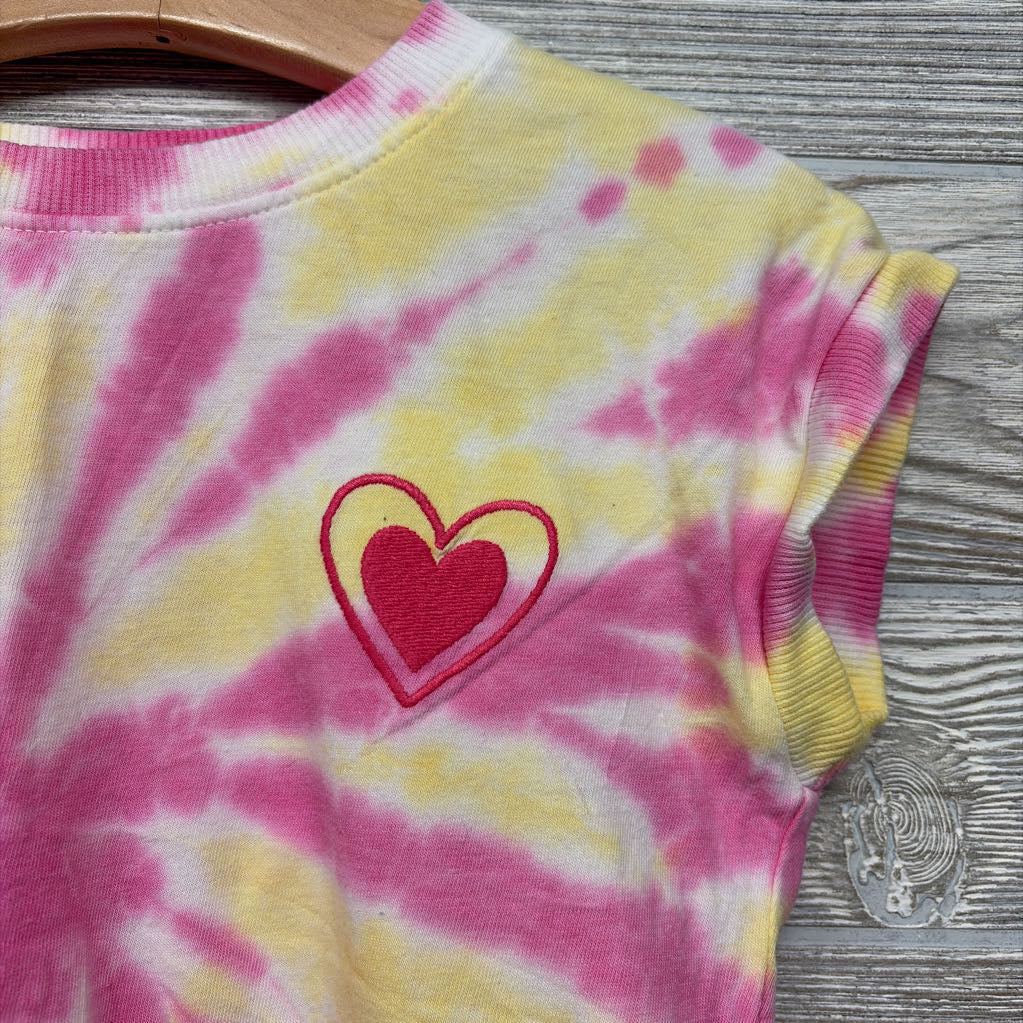 Sleeveless Shirt Tie Dye Heart 4-5