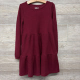 LS Waffle Knit Tiered Dress 6-7