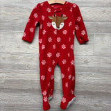 Blanket Sleeper Snowflakes Reindeer 18M