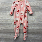 Blanket Sleeper Santas 18M