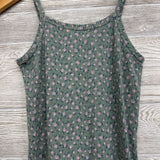 Ribbed Tank Dress & LS Wrap Flowers 10-12