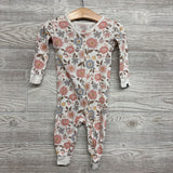 LS Bamboo Outfit Flowers 6-9M