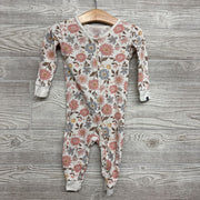 LS Bamboo Outfit Flowers 6-9M