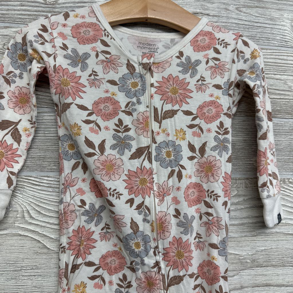 LS Bamboo Outfit Flowers 6-9M