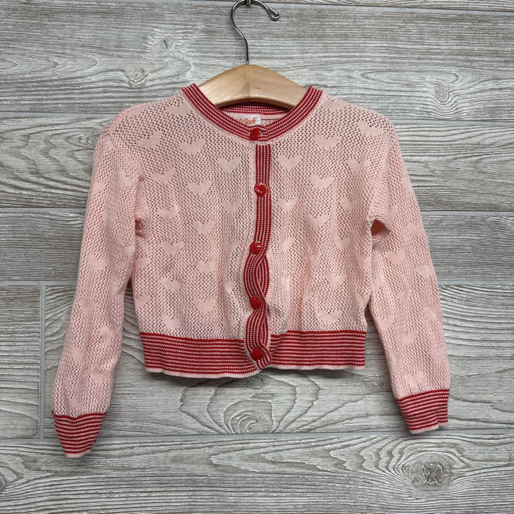 Pointelle Cardigan Hearts 3T