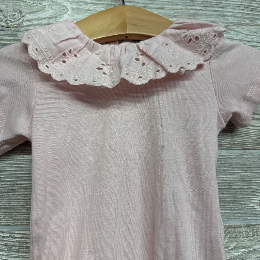 Eyelet Collared Bodysuit 9M