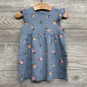 Flutter Sleeve Dress Flowers 9M