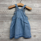 Denim Skirtall Embroidered Flowers 9M