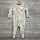 NEW Bamboo Sleeper Giraffes Flowers 6M