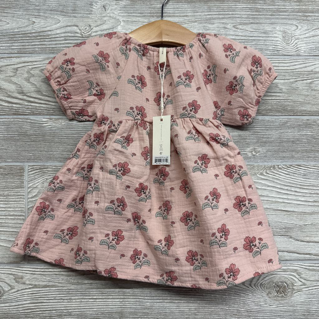 NEW Puff Sleeve Dress & Bloomers Flowers 6-12M