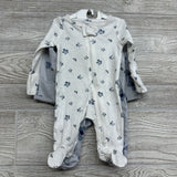 NEW 2 Pk Sleepers Flowers NB