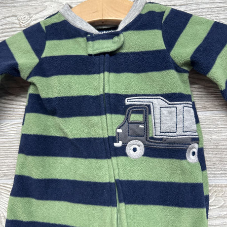 Blanket Sleeper Stripes Dump Truck NB