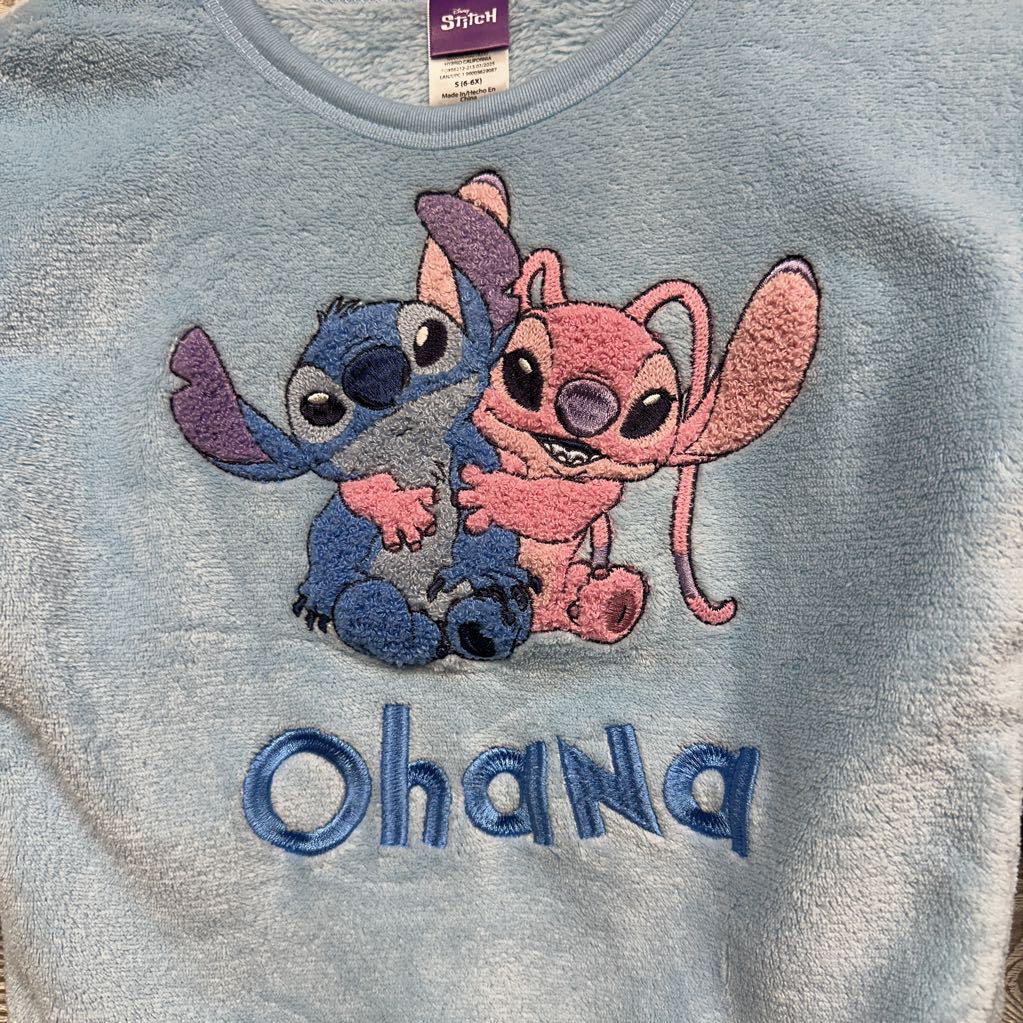 Plush Crewneck Stitch Angel 6-6X
