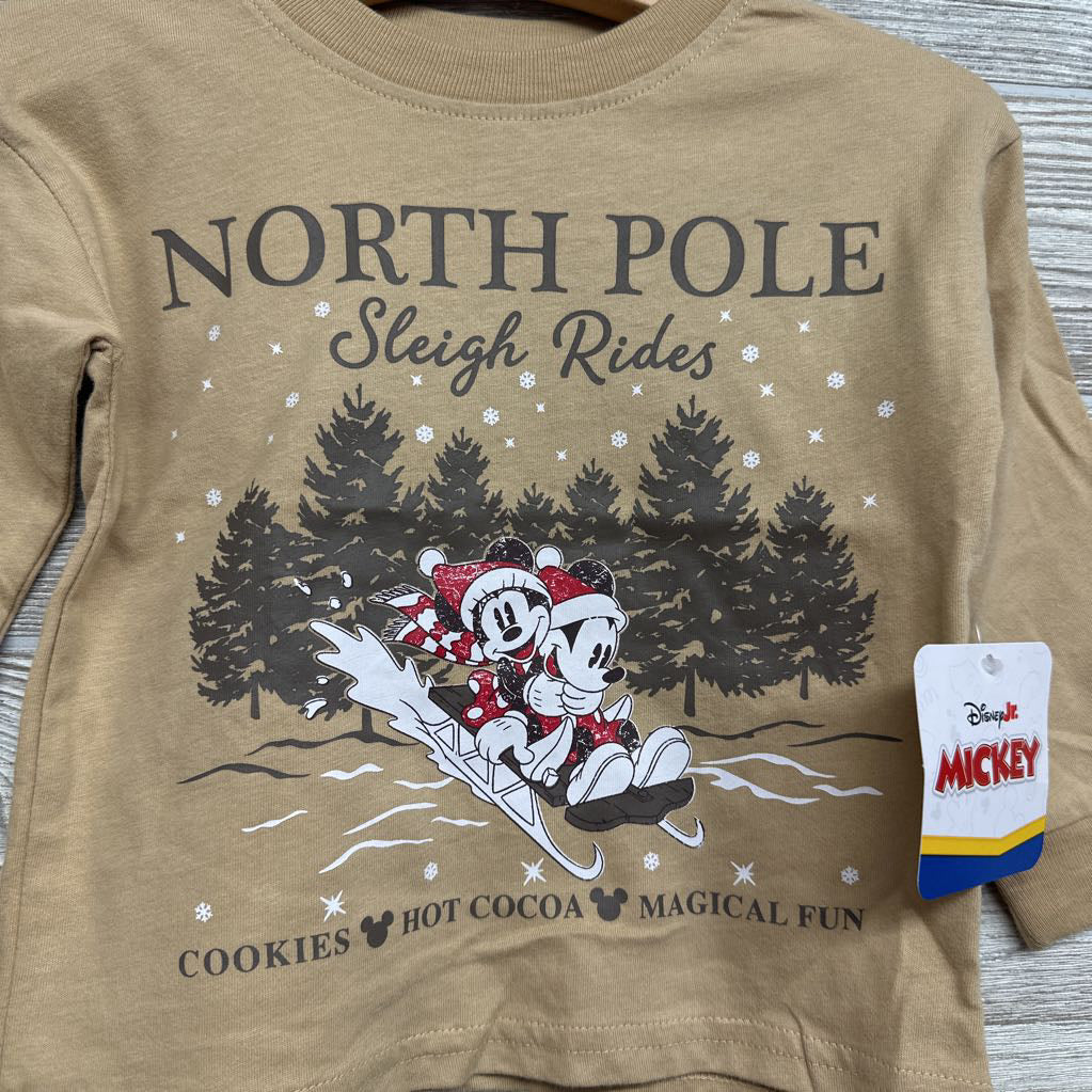 NEW LS Shirt North Pole Sleigh Rides 12M