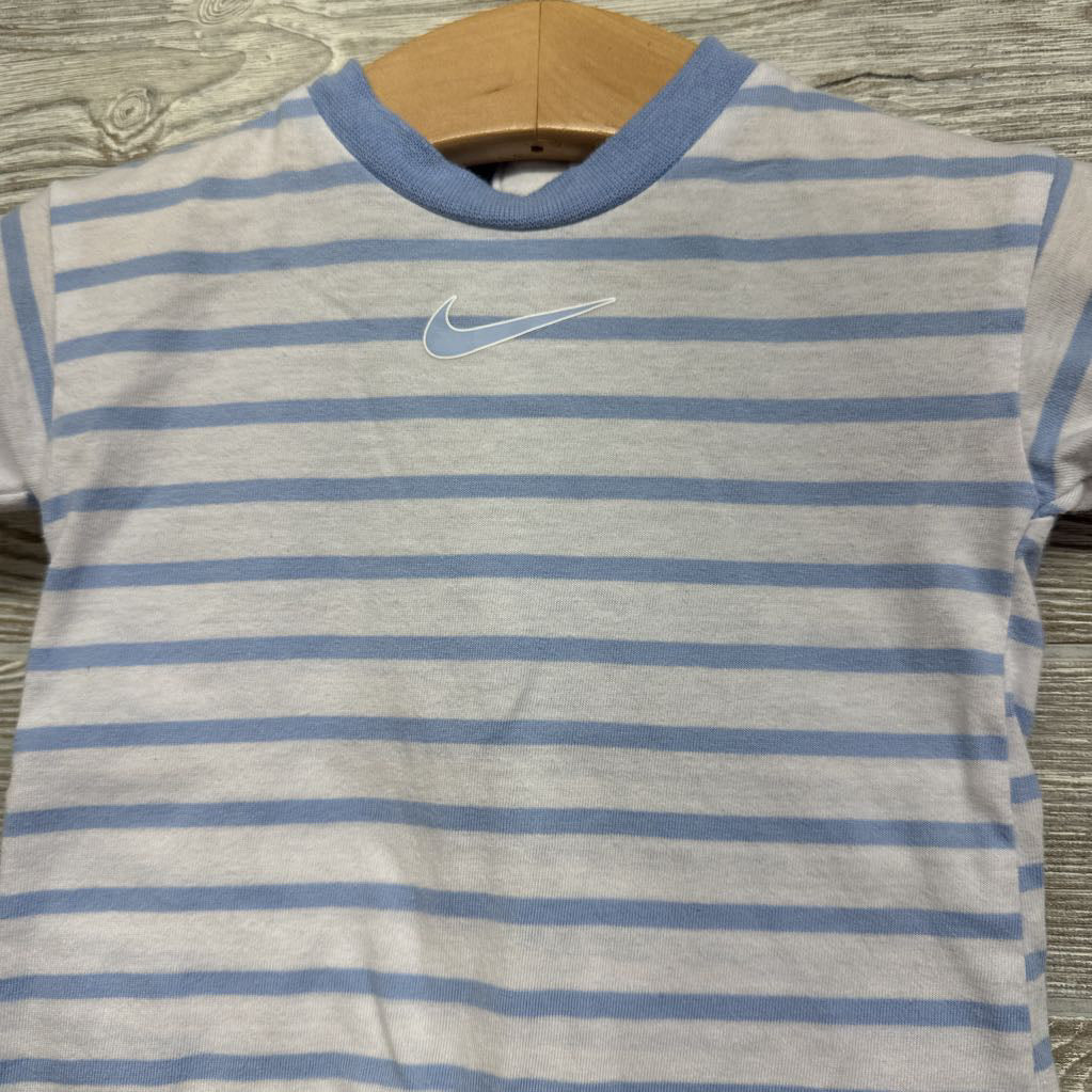 Shorty Romper Stripes Swoosh NB