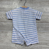Shorty Romper Stripes Swoosh NB
