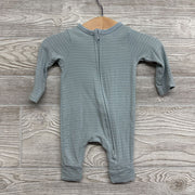 Bamboo Footless Sleeper Stripes NB