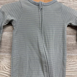 Bamboo Footless Sleeper Stripes NB