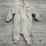 LS Outfit W/ Hood Busy Beeing Cute 0-3M