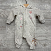LS Outfit W/ Hood Busy Beeing Cute 0-3M