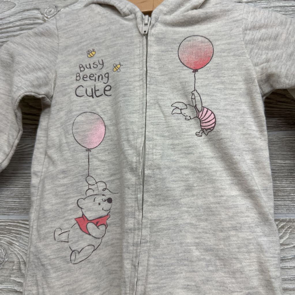 LS Outfit W/ Hood Busy Beeing Cute 0-3M