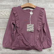 NEW LS Bamboo Ruffle Shirt 4T