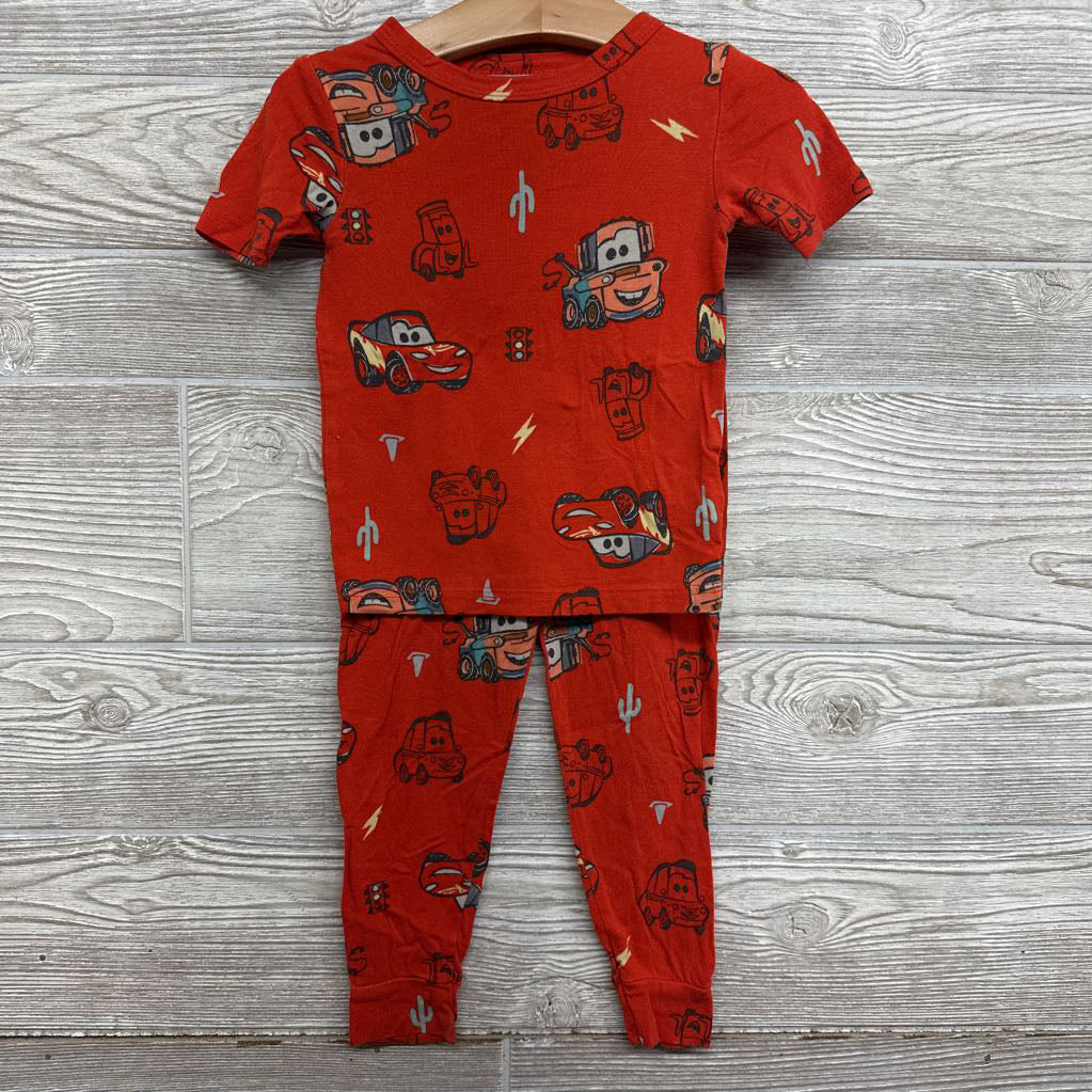 2 Pc Bamboo PJs Lightning McQueen Mater 3T *
