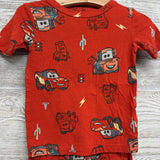 2 Pc Bamboo PJs Lightning McQueen Mater 3T *