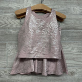 Powersoft Tank Top & Skort Metallic Print 6-7 *